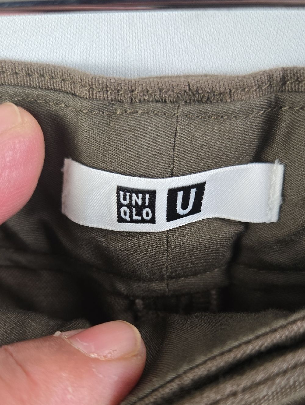UNIQLO Men’s Wide-Leg Straight Pants Sz 32 Business Casual Chinos Euro Boho - Picture 5 of 9